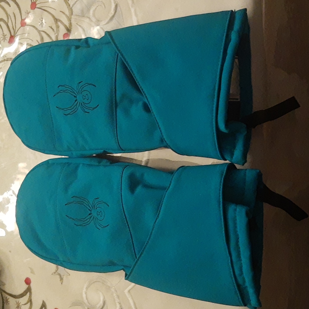Spider Youth Snow Winter Mittens, Extra Large (XL), Blue.